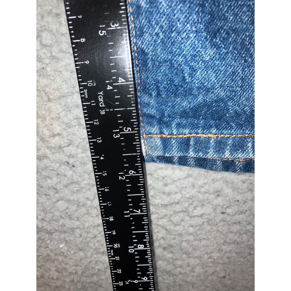 Levi's 501 Shorts Women 34 Blue High Rise Button Fly Jorts Medium Wash Timeless - Picture 7 of 16